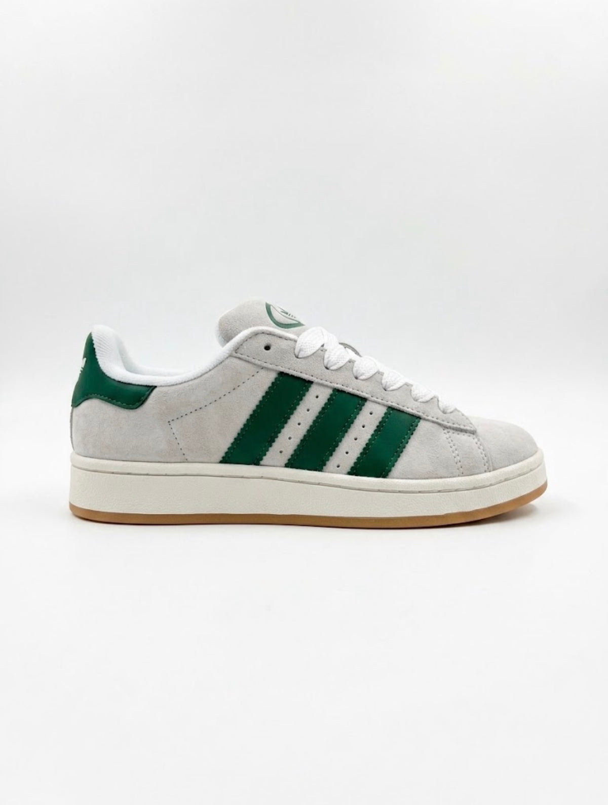 Adidas Campus 00s Crystal White Dark Green
