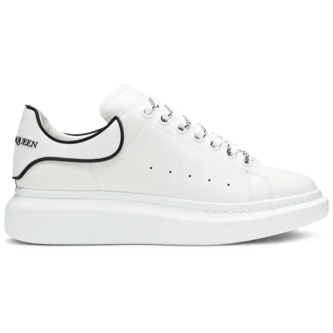Alexander McQueen Oversized Sneaker New Tech Calf - White Black