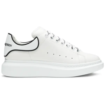 Alexander McQueen Oversized Sneaker New Tech Calf - White Black
