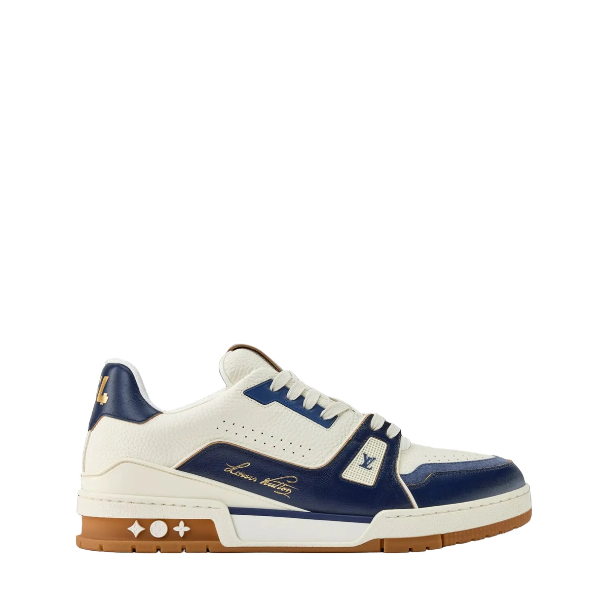 Louis Vuitton Trainer White Navy