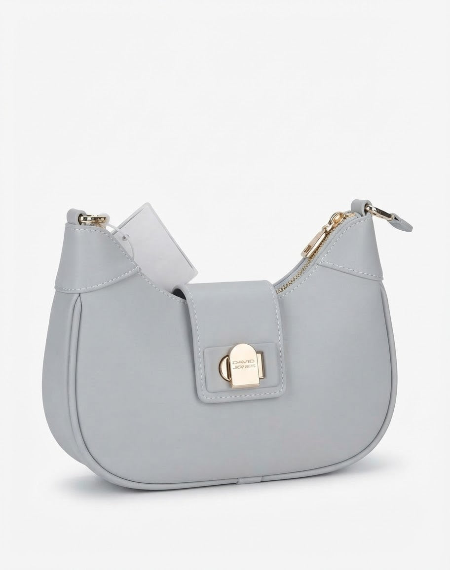 Light Blue Hobo Shoulder Bag