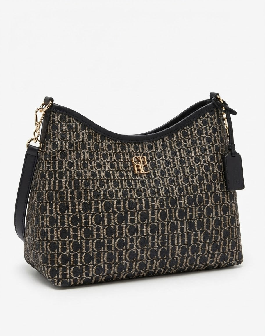 CH Monogram Hobo Shoulder Bag