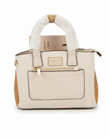 Cream Mini Tote Bag Tan