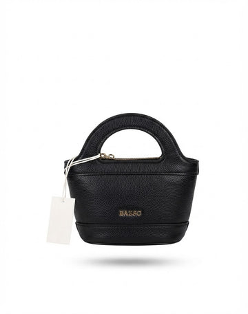 Black Mini Bucket Bag