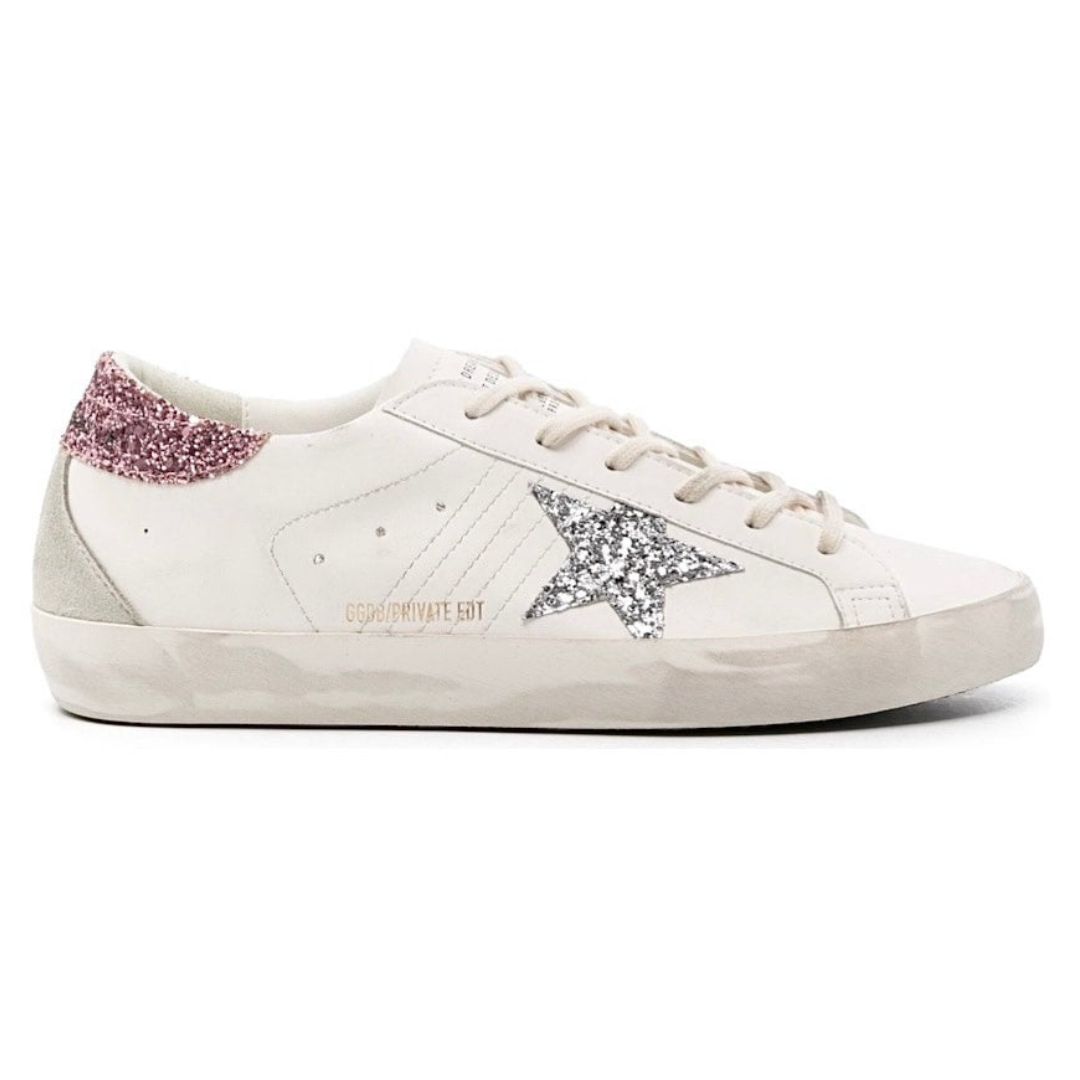 Golden Goose Super-Star White Pink