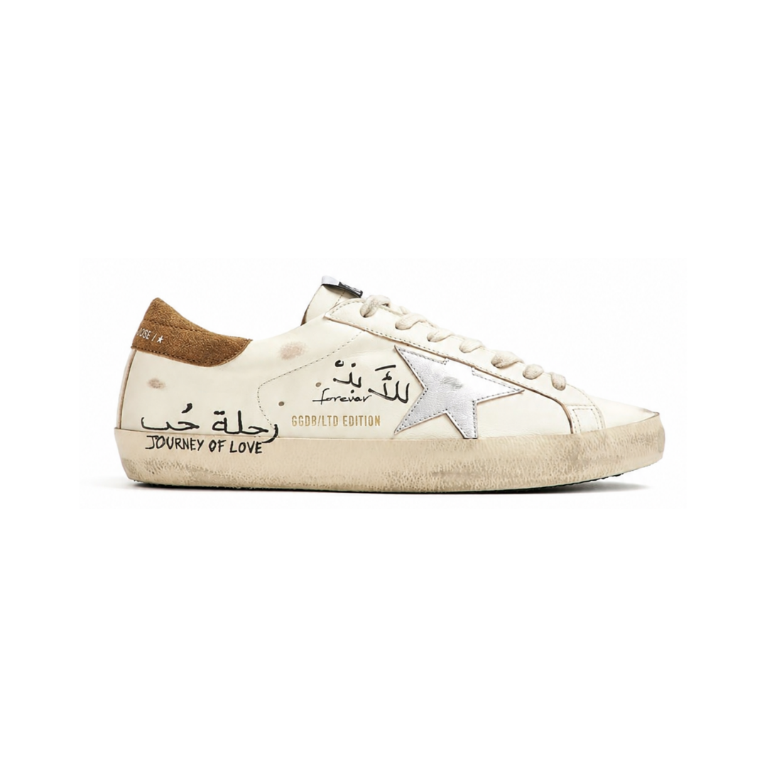 Golden Goose Super-Star LTD White Silver Star
