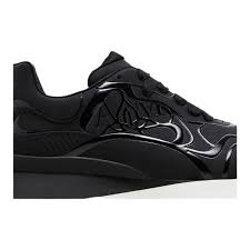 Alexander McQueen Sprint Runner Black White Sole