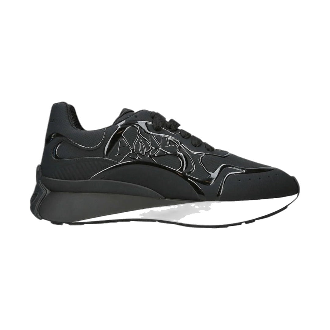 Alexander McQueen Sprint Runner Black White Sole