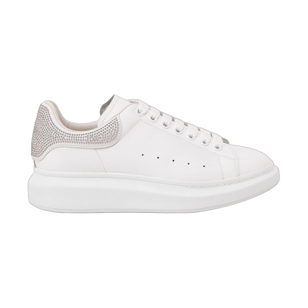 Alexander McQueen Oversized White Crystal Heel