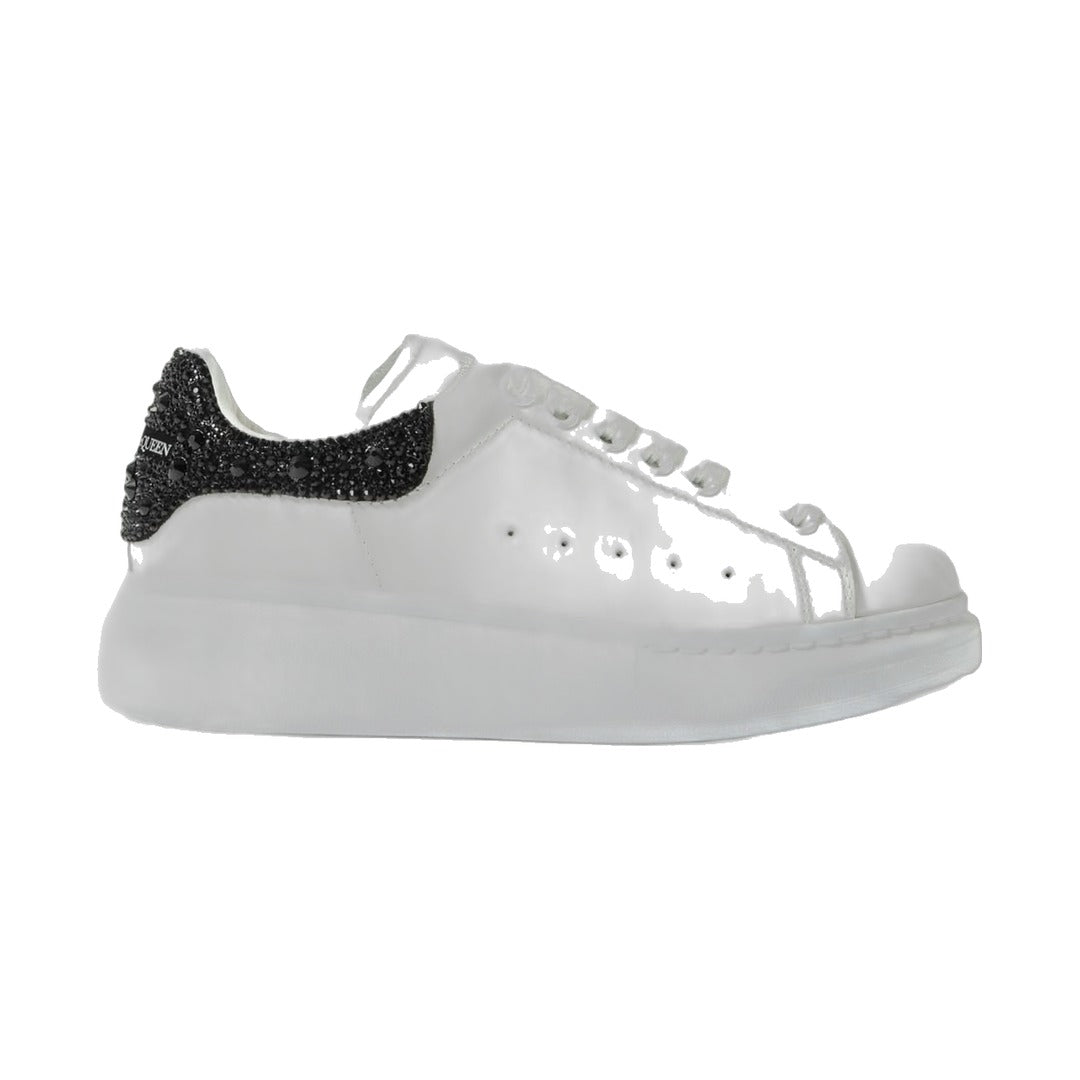 Alexander McQueen Oversized White Black Glitter Heel