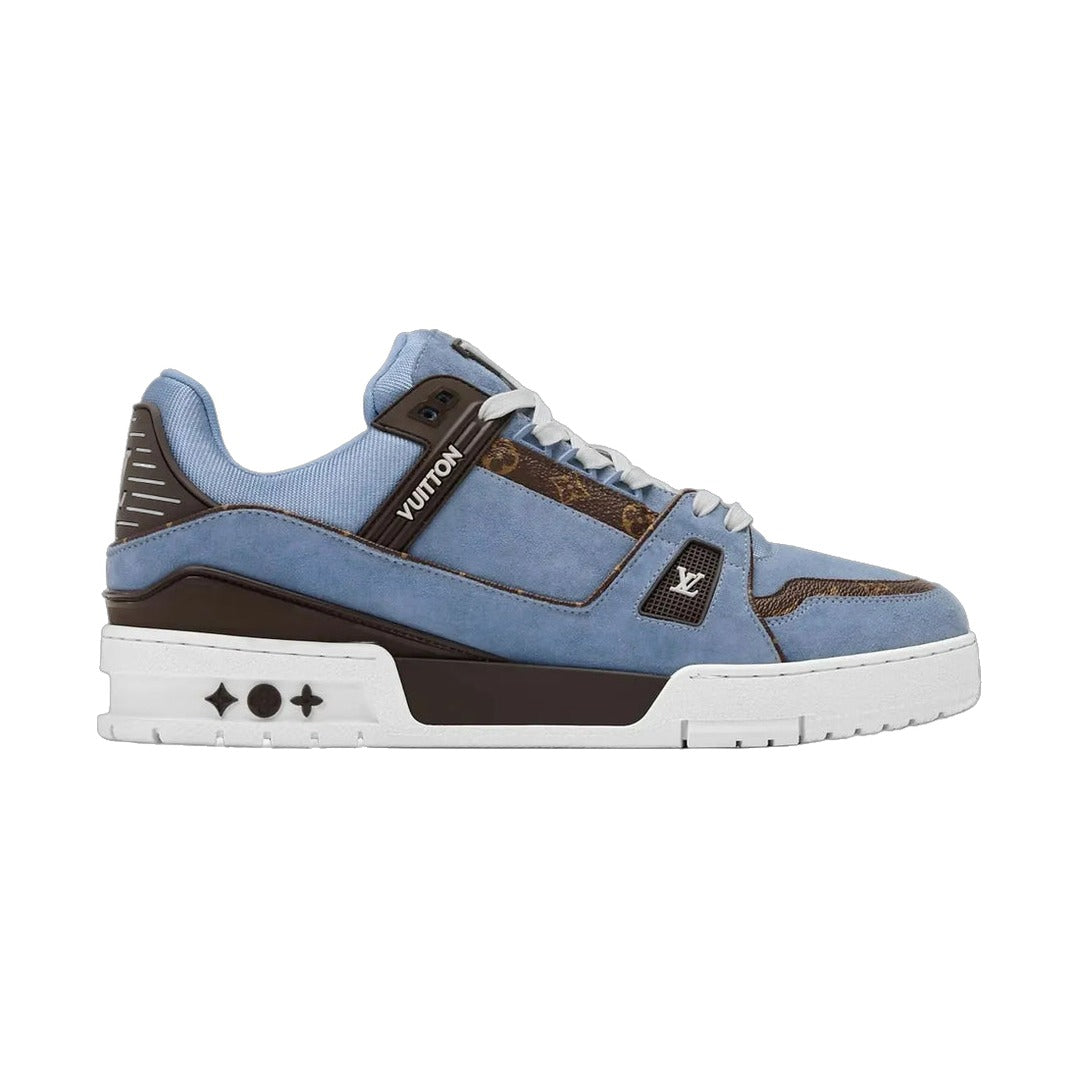 Louis Vuitton Trainer Blue Brown
